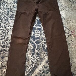 Levi's Classic Dark Brown Corduroy Pants 34x34